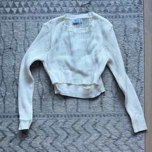 SHOWPO cutout Ribbed Knit Sweater